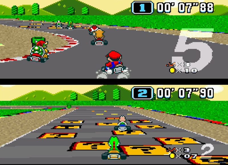 Super Mario Kart - Super Nintendo Game