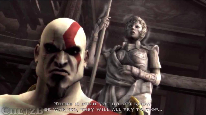 God of War and Athena on the PlayStation