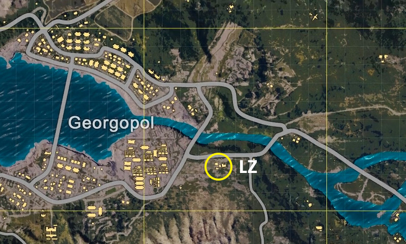 Georgopol Landing Zone in PlayerUnknown's Battlegrounds
