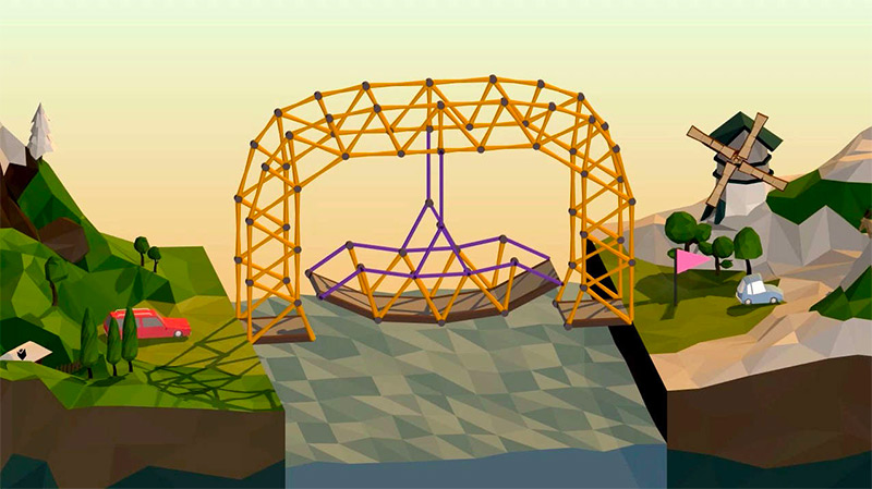 Building a Bridge in Poly Bridge