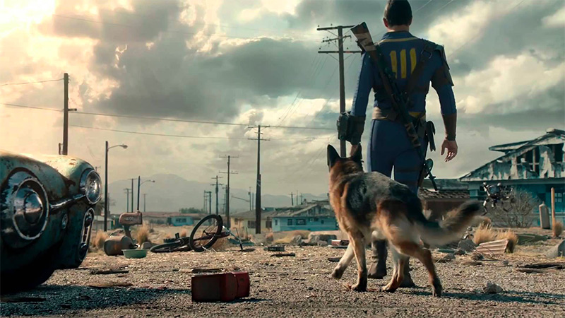 The Dog in Fallout 4 by Bethesda