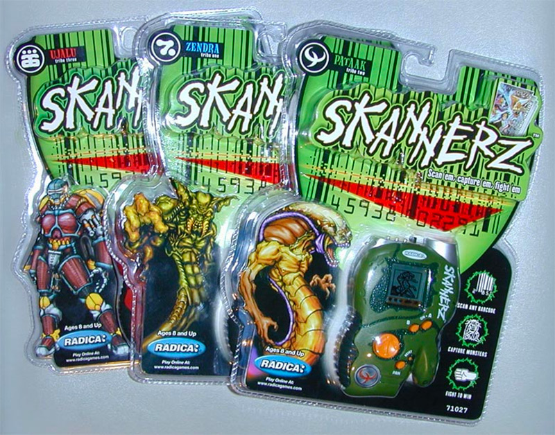 Skannerz Barcode Monsters from the 90's
